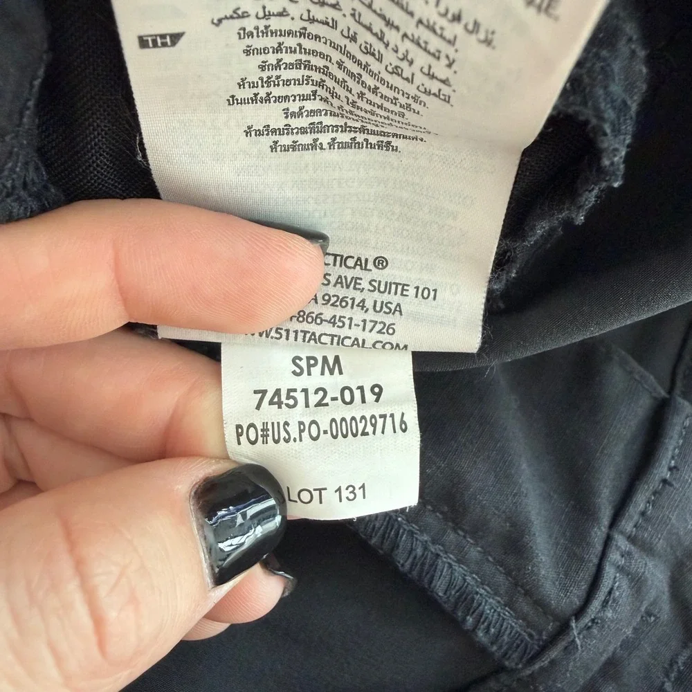 5.11 Tactical ABR Pro Pant Black Cargo Men's 38x32 Work